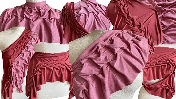 SMOCKING On SYNTHETIC FIBRES | 2 Smocking Tutorials | Fabric Manipulation | Didsbury Art Studio