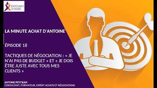 La Minute Achat Dantoine Je Nai Pas De Budget Et Je Dois Être Juste Avec Tous Mes Clients.
