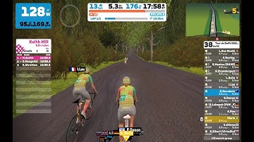 Zwift - Group Ride: Tour de Zwift 2023 | Stage 4 | Ride, Women on Greatest London Loop Reverse