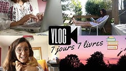 VLOG lecture | 7 jours 7 livres (ou pas) 📖