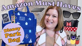 15 AMAZON Essentials for DISNEY PARK BAG What to Bring to the Parks!