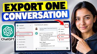 How to Export a Single ChatGPT Conversation Step by Step