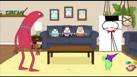 Smiling Friends - Alan and Glep babysit rowdy triplets hd