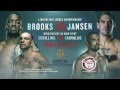 Bellator MMA: Brooks vs Jansen Matchup