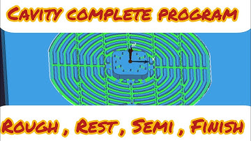 Delcam Powermill Cavity Program _ Autodesk Powermill _ Programming _ Complete program #delcam