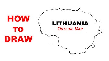 How to draw Lithuania Map