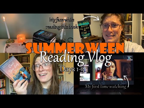 reading the new riley sager + attempting summerween (days 1-3) ??? | reading vlog