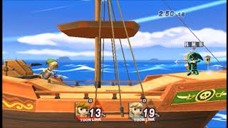 (Super Smash Bros. Brawl Hacks) SSE Shadow Clone Emerald Characters - Toon Link