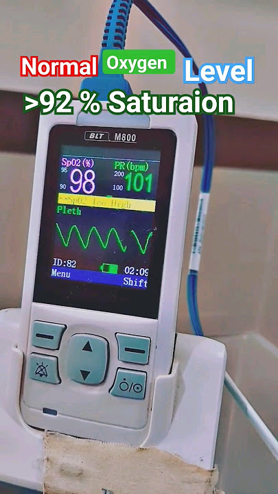 Normal Oxygen Level in Blood | Oxygen Saturation | Hypoxia | Hypoxemia | Respiratory Failure |