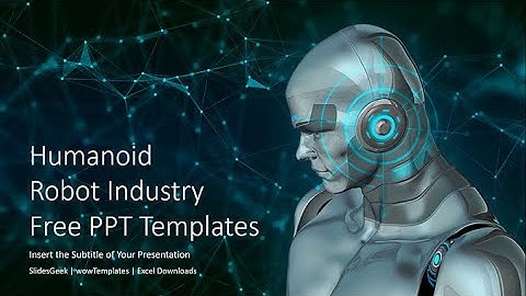 Humanoid Robot Industry PowerPoint Templates wowTemplates