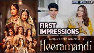 Heeramandi Netflix | First Impressions from Pakistan | Reaction Video | Ameer Nisma Vlogs