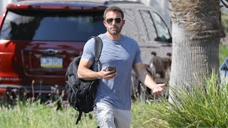 Ben Affleck Looks Buff While Catching A Private Plane In Burbank
