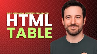 HTML &amp; CSS Crash Course| HTML Table tag