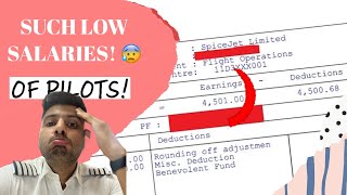 Pilots getting a salary of 1 Rupee!? REAL salary slips leaked!