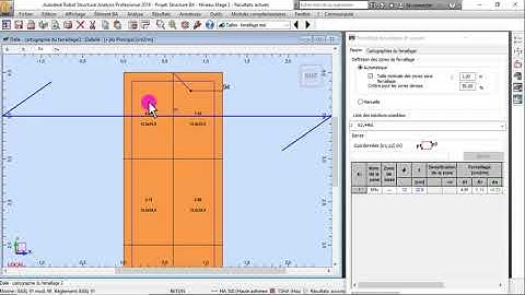 SPECIALE ROBOT : Video21 BA Le FERRAILLAGE DE LA DALLE du BALCON sur le LOGICIEL ROBOT