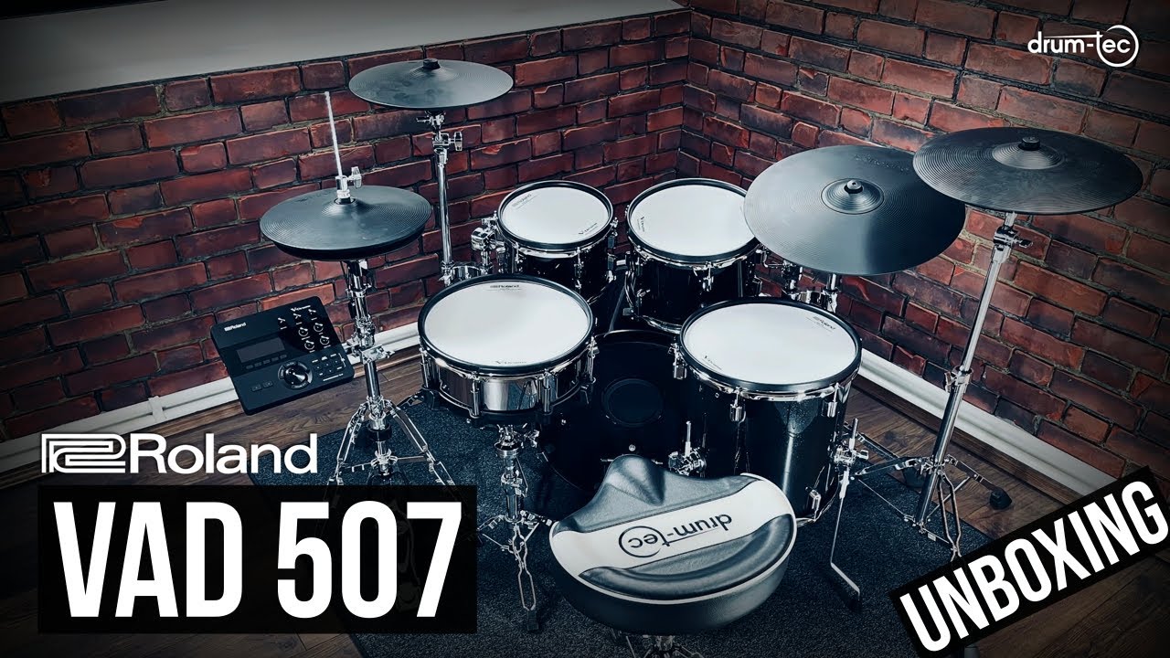 Roland VAD507 TD 27 V2 Electronic Drums Unboxing Playing By Drum tec 