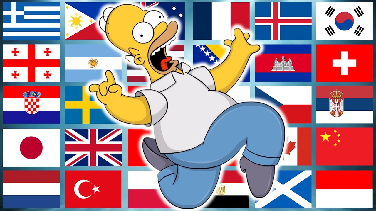 Homer Simpson in 70 Languages Meme