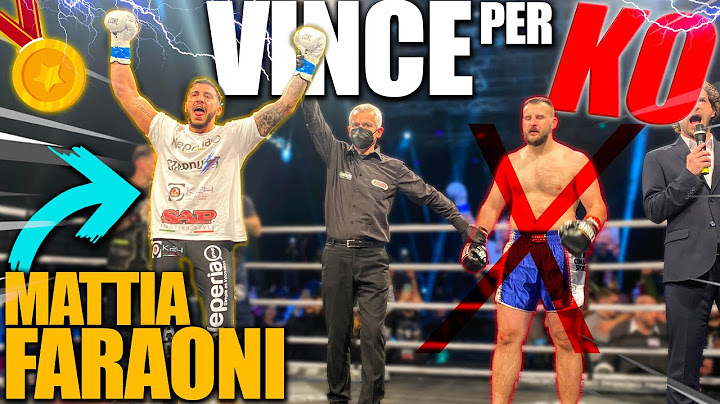 MATTIA FARAONI VINCE PER KO! 😱🥊 Ma cosa è successo dopo..?