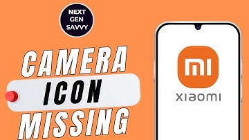 HOW TO FIX CAMERA ICON MISSING ON XIAOMI