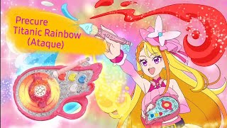 Comercial do brinquedo 'Colorful Action Mix Palette' (Fabricado pela Bandai) Hirogaru Sky! Precure