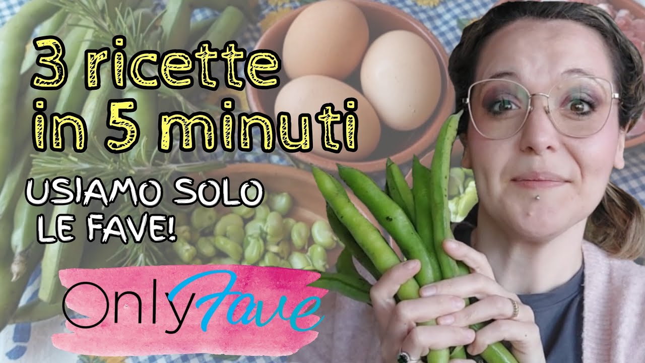 3 ricette in 5 minuti con 1 ingrediente, Only Fave | #ricettefacili #senzaglutine #of