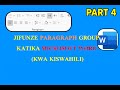 Microsoft Word Kiswahili: Jinsi ya Kutumia Paragraph Group kwa Urahisi