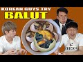 Korean Guys try "BALUT" DUCK EMBRYO? (ENG SUB) Mukbang/ASMR