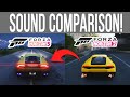 Forza Horizon 5 vs Forza Horizon 2 DIRECT In-Game Car Sound Comparison!