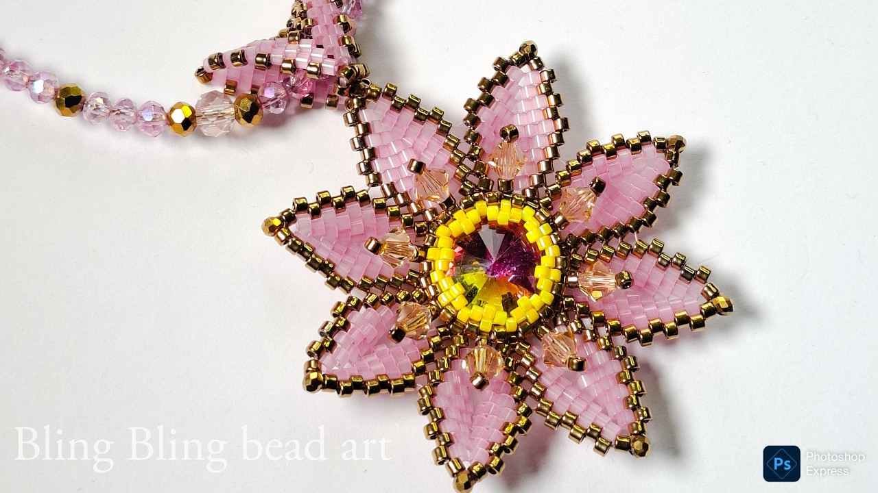 آموزش گل منجوقی برای ست کامل زیبا و پایه