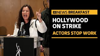 Hollywood actors join writers in strike for first time in 60 years | ABC News
