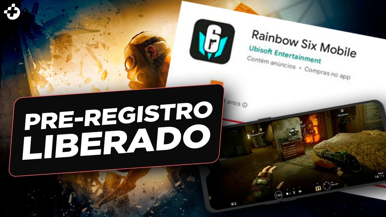 DATA DE LANÇAMENTO DO RAINBOW SIX MOBILE, PRE REGISTRO LIBERADO 