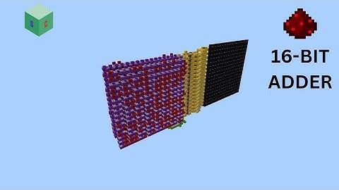 Redstone 16-bit Adder
