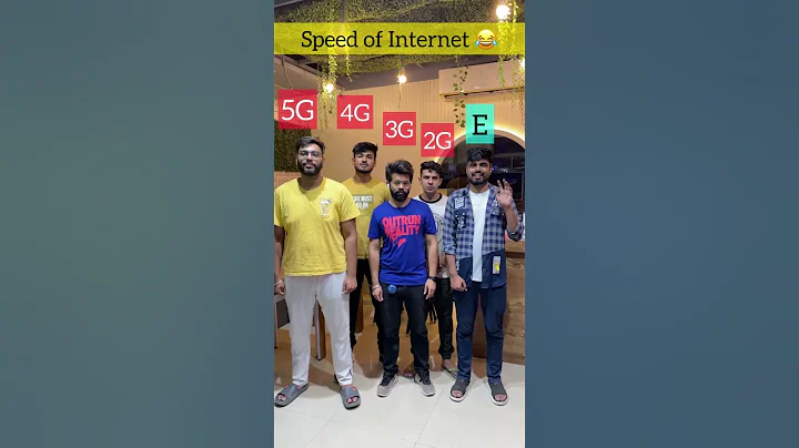 Speed of Internet 🤣~5g vs 4g vs 3g vs 2g vs E 😂~#shorts #ytshorts #funnyvideo - 天天要闻