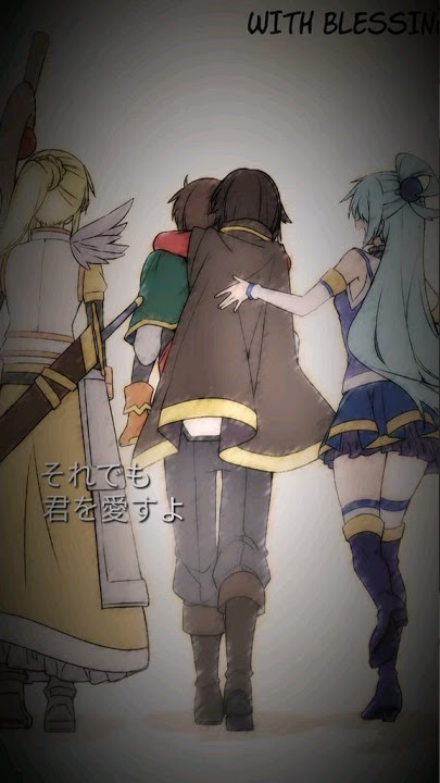 1.aqua balik lagi jadi dewi 2.megumin pergi mengembara 3.kazuma nikah dengan darkness #konosuba