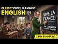 The Last Lesson Class 12 English | Animated Summary in 2 Minutes! | CBSE Flamingo