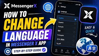 How to Change Language in Messenger X App  screenshot 4