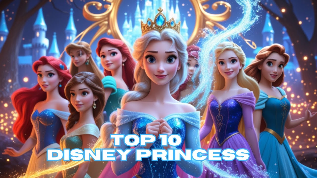 Top 10 Disney Princess countdown | Disney