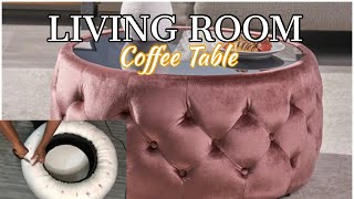 GENIUS Tire LIVING ROOM DIY Coffee Table! REUSING Tire In My Living Room!