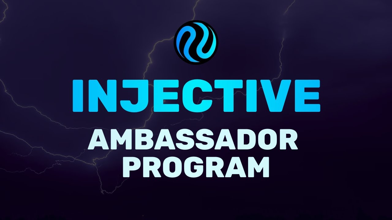 INJECTIVE AMBASSADOR PROGRAM | GET $INJ - YouTube