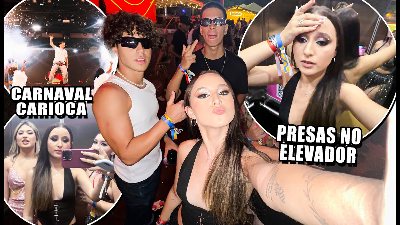 PRIMEIRO DIA DE CARNAVAL *CARNARILDY! FICAMOS PRESOS NO ELEVADOR