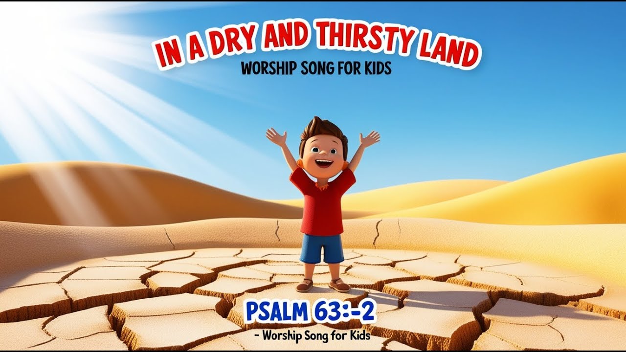 In a dry and thirsty land (Psalm 63) || Kids Worship Song