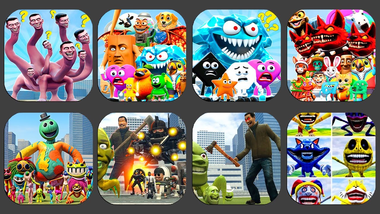 NEW RELEASE WE SWAM TOO FAR 8 HEADS FROM vs BRAINROT TEAM VS Shooter Nextbots: Sandbox Mod !