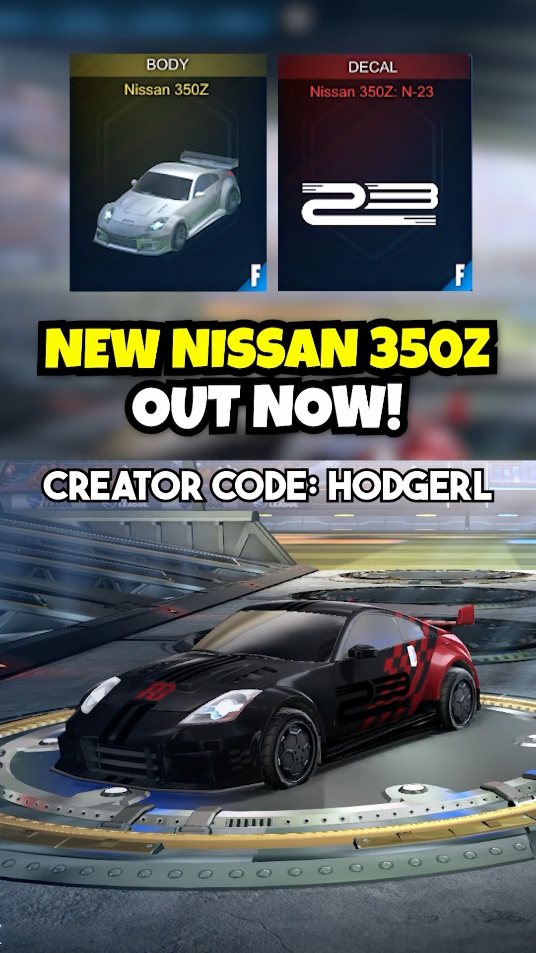 NEE NISSAN 350Z in Rocket League Season 22! - YouTube