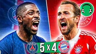 ♫ 5x4 - PSG E BAYERN NUM JOGAÇO HISTÓRICO | Paródia Beautiful Girls - Sean Kingston