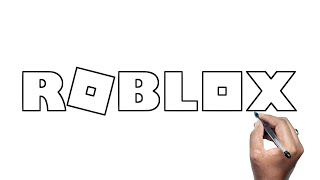 How to draw the ROBLOX logo 2023 