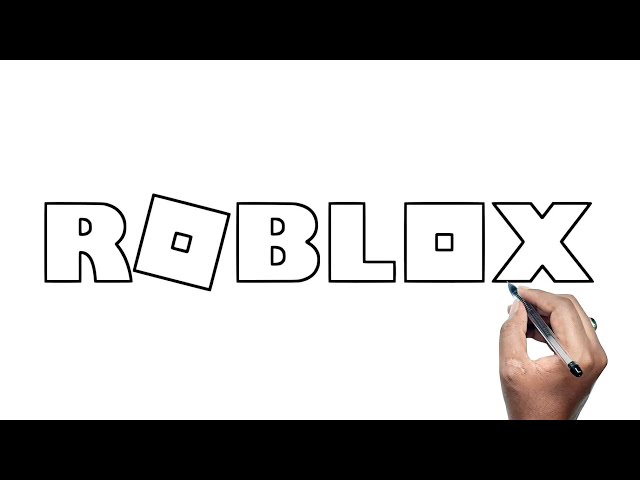 How to draw a ROBLOX logo 2023 