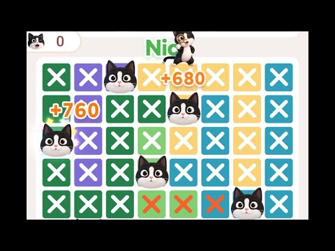【Meowdoku!】レベル289-306攻略：難所を突破する盤面整理術と確定マスの見極め