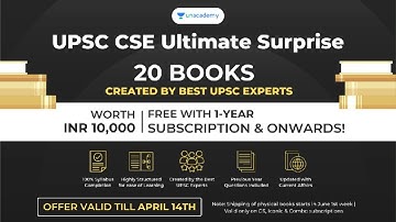 UPSC CSE Ultimate Surprise 20 Books | Created by Best UPSC Experts