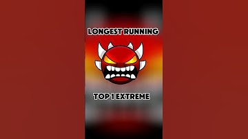 Which Top 1 Extreme was Top 1 for the longest? #gd #geometrydash #gd22