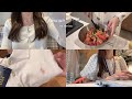 社会人OL👩🏻‍💼6月の日常vlog𐙚⸝⸝꙳アウトレットでお買い物🫖夏野菜サラダ,無印haul,SHIMAでヘアメンテ🤍